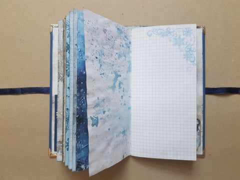 Slimline Journal „Cozy Winterland“ // handgemacht von Melly