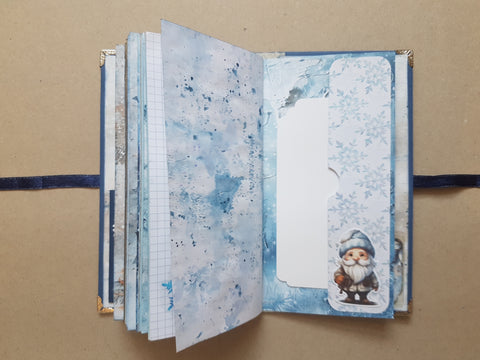 Slimline Journal "Cozy Winterland" // handmade by Melly 