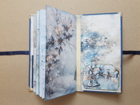 Slimline Journal "Cozy Winterland" // handmade by Melly 