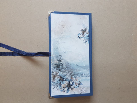 Slimline Journal „Cozy Winterland“ // handgemacht von Melly