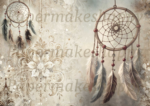 "Dreamcatcher" // Papermakeshappy // 7 sheets of design paper // printed on both sides