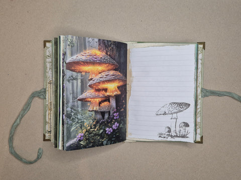 A5 Journal „Elfenwald“ // handgemacht von Melly