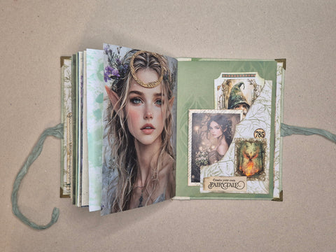 A5 Journal „Elfenwald“ // handgemacht von Melly