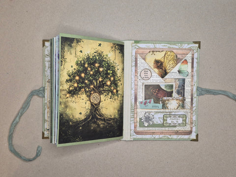 A5 Journal „Elfenwald“ // handgemacht von Melly
