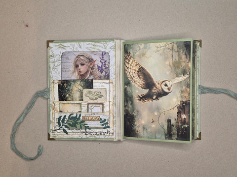 A5 Journal „Elfenwald“ // handgemacht von Melly