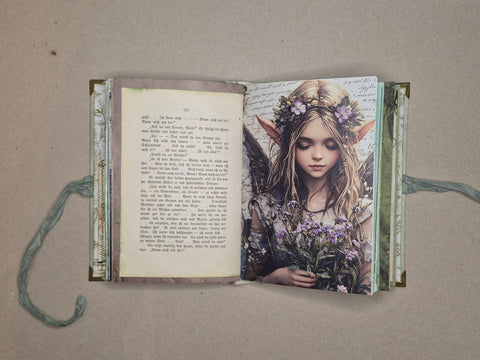 A5 Journal „Elfenwald“ // handgemacht von Melly