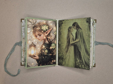 A5 Journal „Elfenwald“ // handgemacht von Melly