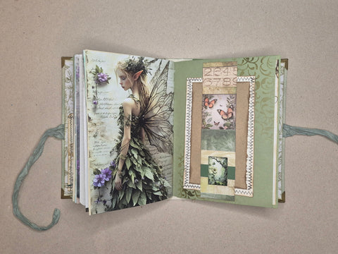 A5 Journal „Elfenwald“ // handgemacht von Melly