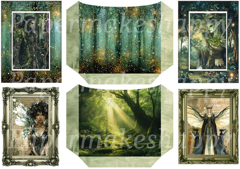 "Dreamcatcher" // Papermakeshappy // Ephemera set // 200 g/m²