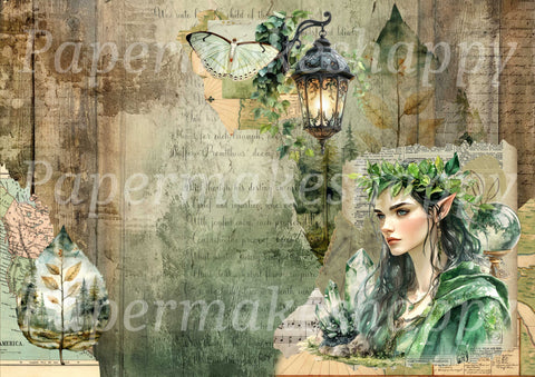 "Enchanted Forest" // Papermakeshappy // 12 Seiten Designpapier // einseitig bedruckt