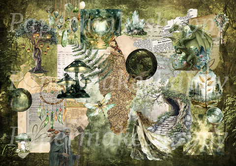 "Enchanted Forest" // Papermakeshappy // 12 Seiten Designpapier // einseitig bedruckt