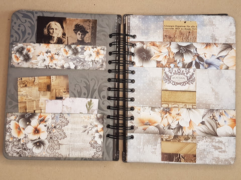 Journal A 5 "Autumn &amp; Pumpkins" // handmade by Melly 