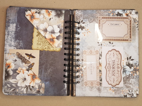 Journal A 5 "Autumn &amp; Pumpkins" // handmade by Melly 