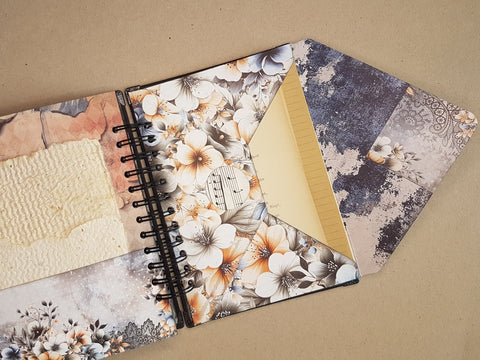 Journal A 5 "Autumn &amp; Pumpkins" // handmade by Melly 