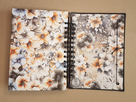 Journal A 5 "Autumn &amp; Pumpkins" // handmade by Melly 