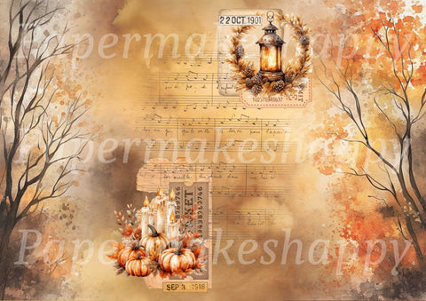 "Fall Vibes" // Papermakeshappy // 9 Blatt Designpapier // doppelseitig bedruckt