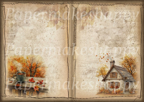 "Fall Vibes" // Papermakeshappy // 9 Blatt Designpapier // doppelseitig bedruckt