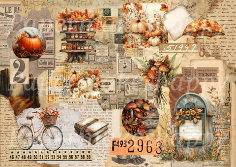 "Fall Vibes" // Papermakeshappy // 9 Blatt Designpapier // doppelseitig bedruckt
