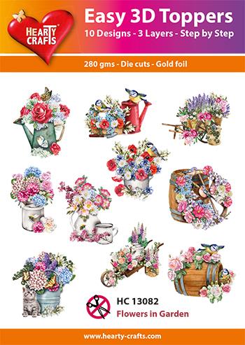 Die Cuts "Flowers in Garden" // 27 Stück