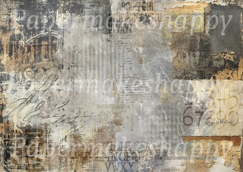 "Grungy Backgrounds" // Papermakeshappy // 12 Blatt Designpapier // einseitig bedruckt