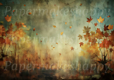 "Grungy Fall Backgrounds" // Papermakeshappy // 12 Blatt Designpapier // einseitig bedruckt