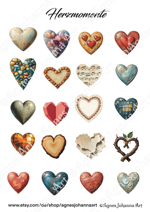 "Sea Breeze" // AgnesJohanna Art // 7 sheets of design paper // printed on both sides 