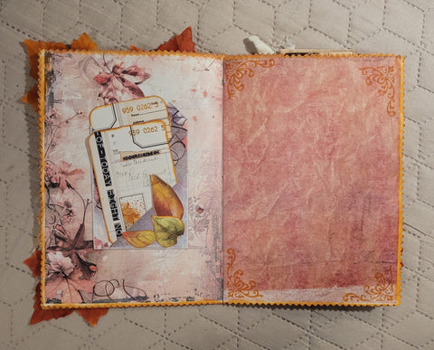 DIN A5 Journal Herbstjournal "Häuser 2" // handgemacht von Betty