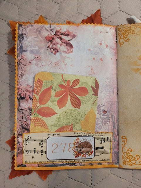 DIN A5 Journal Herbstjournal "Häuser 2" // handgemacht von Betty