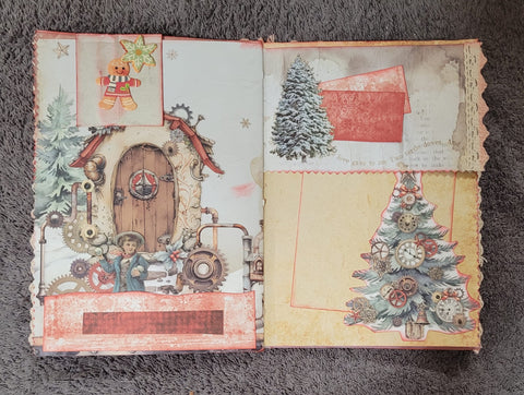 DIN A5 "Adventskalender" - Journal (1) // handgemacht von Betty