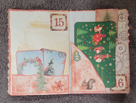 DIN A5 "Adventskalender" - Journal (1) // handgemacht von Betty