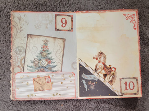 DIN A5 "Adventskalender" - Journal (1) // handgemacht von Betty