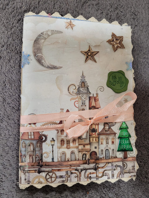 DIN A5 "Adventskalender" - Journal (2) // handgemacht von Betty