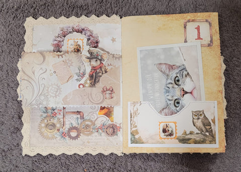 DIN A5 "Adventskalender" - Journal (2) // handgemacht von Betty