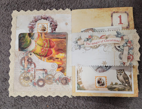 DIN A5 "Adventskalender" - Journal (2) // handgemacht von Betty