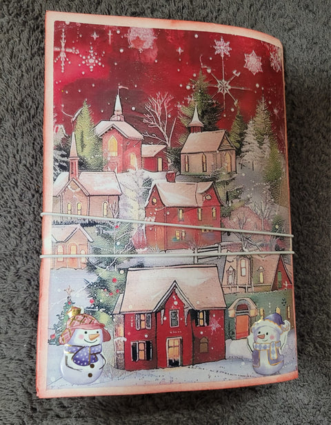 DIN A5 "Weihnachtsjournal" - (1) // handgemacht von Betty