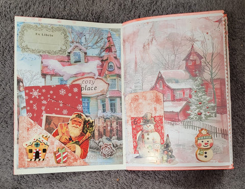 DIN A5 "Weihnachtsjournal" - (1) // handgemacht von Betty