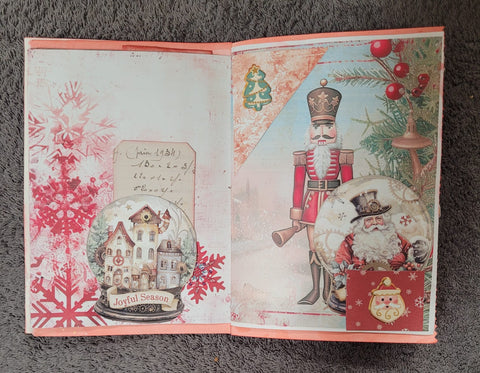 DIN A5 "Weihnachtsjournal" - (1) // handgemacht von Betty