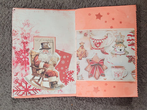 DIN A5 "Weihnachtsjournal" - (1) // handgemacht von Betty