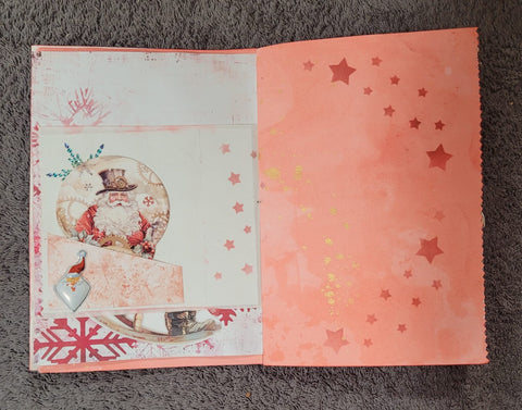 DIN A5 "Weihnachtsjournal" - (1) // handgemacht von Betty