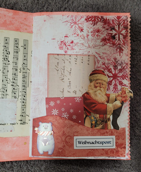 DIN A5 "Weihnachtsjournal" - (1) // handgemacht von Betty