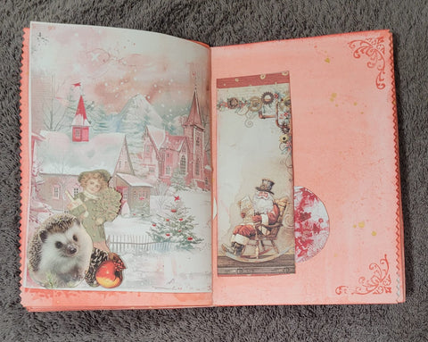 DIN A5 "Weihnachtsjournal" - (2) // handgemacht von Betty