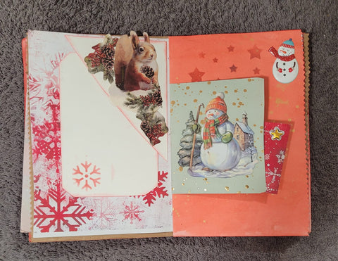 DIN A5 "Weihnachtsjournal" - (2) // handgemacht von Betty