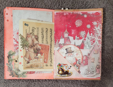 DIN A5 "Weihnachtsjournal" - (2) // handgemacht von Betty