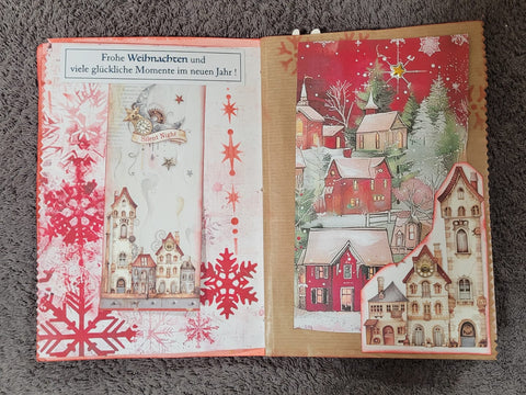 DIN A5 "Weihnachtsjournal" - (2) // handgemacht von Betty