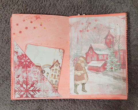 DIN A5 "Weihnachtsjournal" - (2) // handgemacht von Betty