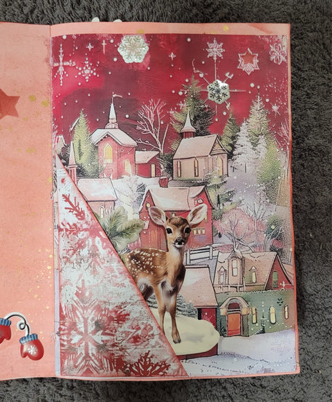 DIN A5 "Weihnachtsjournal" - (2) // handgemacht von Betty