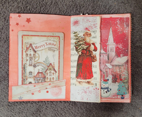 DIN A5 "Weihnachtsjournal" - (2) // handgemacht von Betty