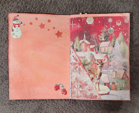 DIN A5 "Weihnachtsjournal" - (2) // handgemacht von Betty