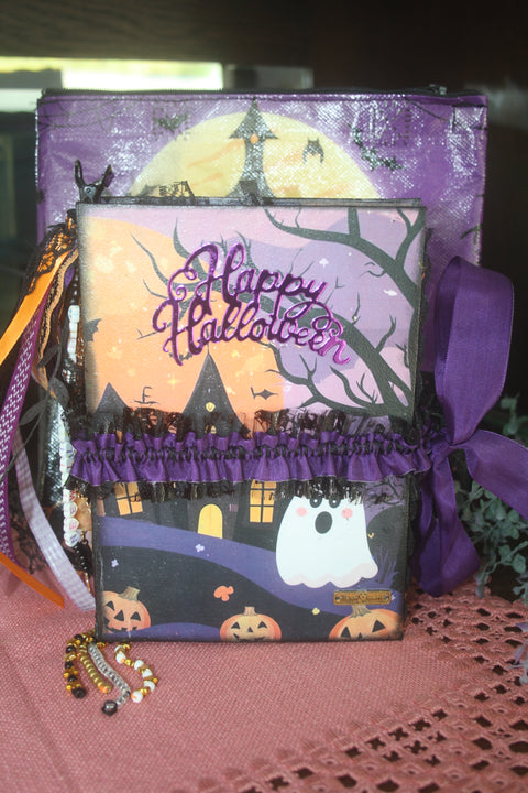 Journal "Happy Halloween" // handgemacht von Beate // 19 cm x 14 cm x 4 cm