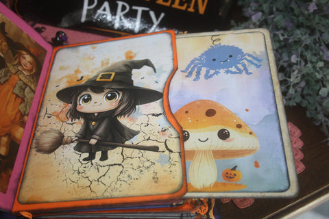 Journal "Happy Halloween" // handgemacht von Beate // 19 cm x 14 cm x 4 cm